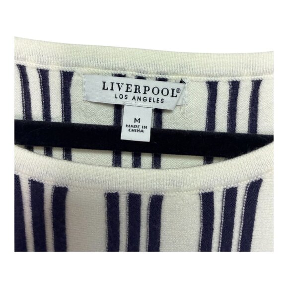 LIVERPOOL LOS ANGELES | Navy Striped Dolman Top – Size M NWT - Picture 4 of 12
